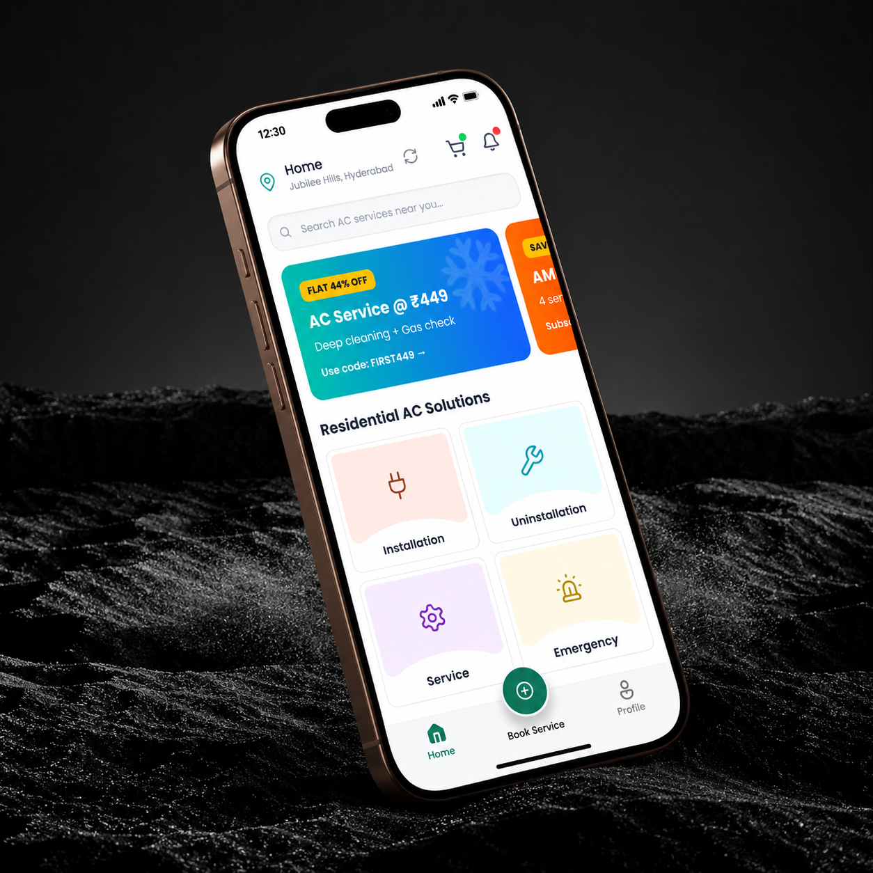 Devi Air Con User Application